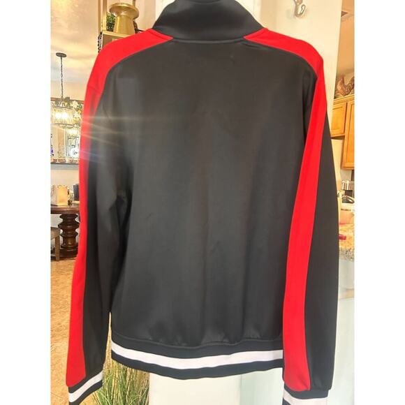 Hudson Men's Lux Black/Red Track Jacket Medium - Picture 7 of 7